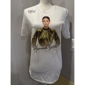 Hannah Ellis White T Shirt Size Small Autographed